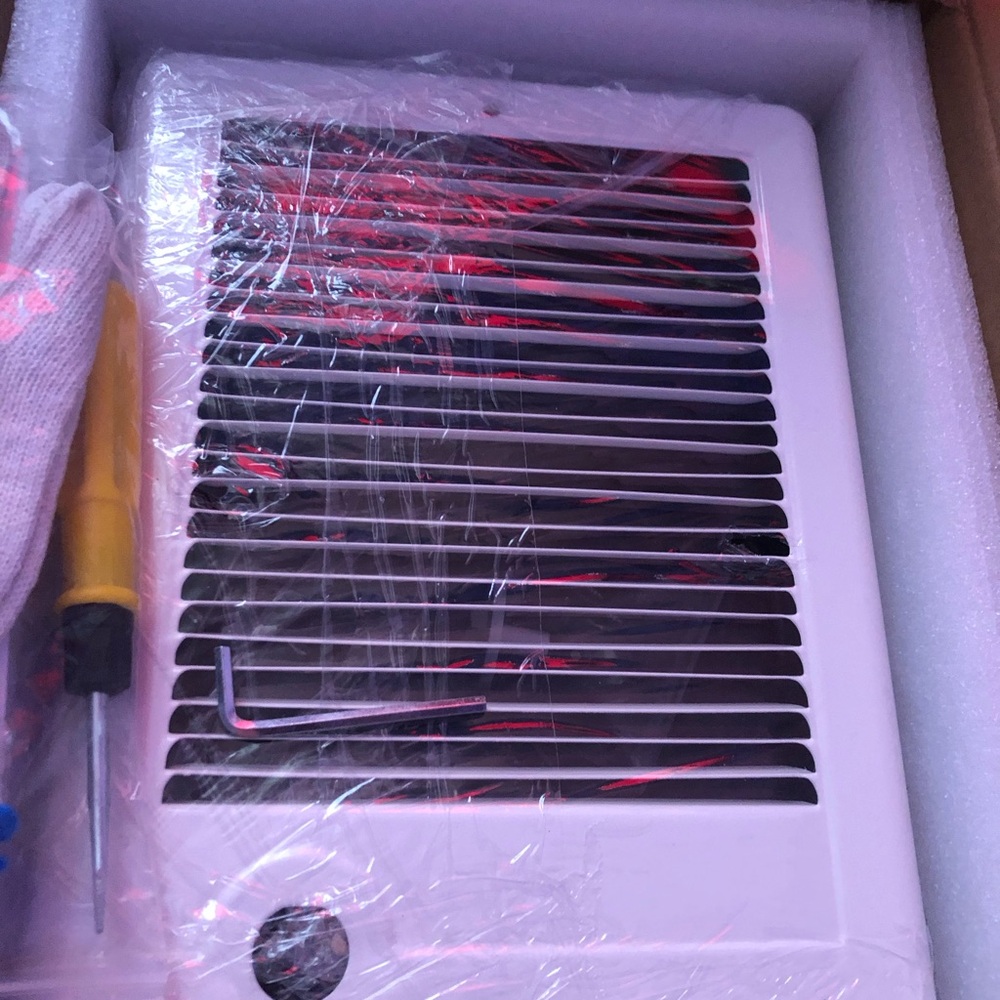 White Laptop Cooling Pad with Vent Grille
